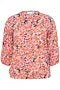 2048- Pink Floral Blouse- Fransa +