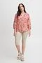 2048- Pink Floral Blouse- Fransa +