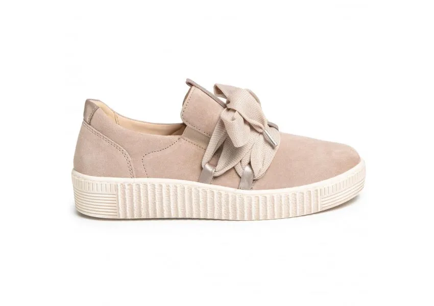 43.333.12 Taupe Suede Slip-On Sneaker