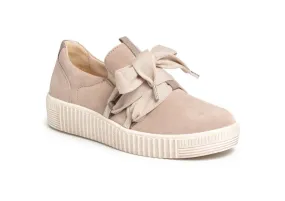 43.333.12 Taupe Suede Slip-On Sneaker