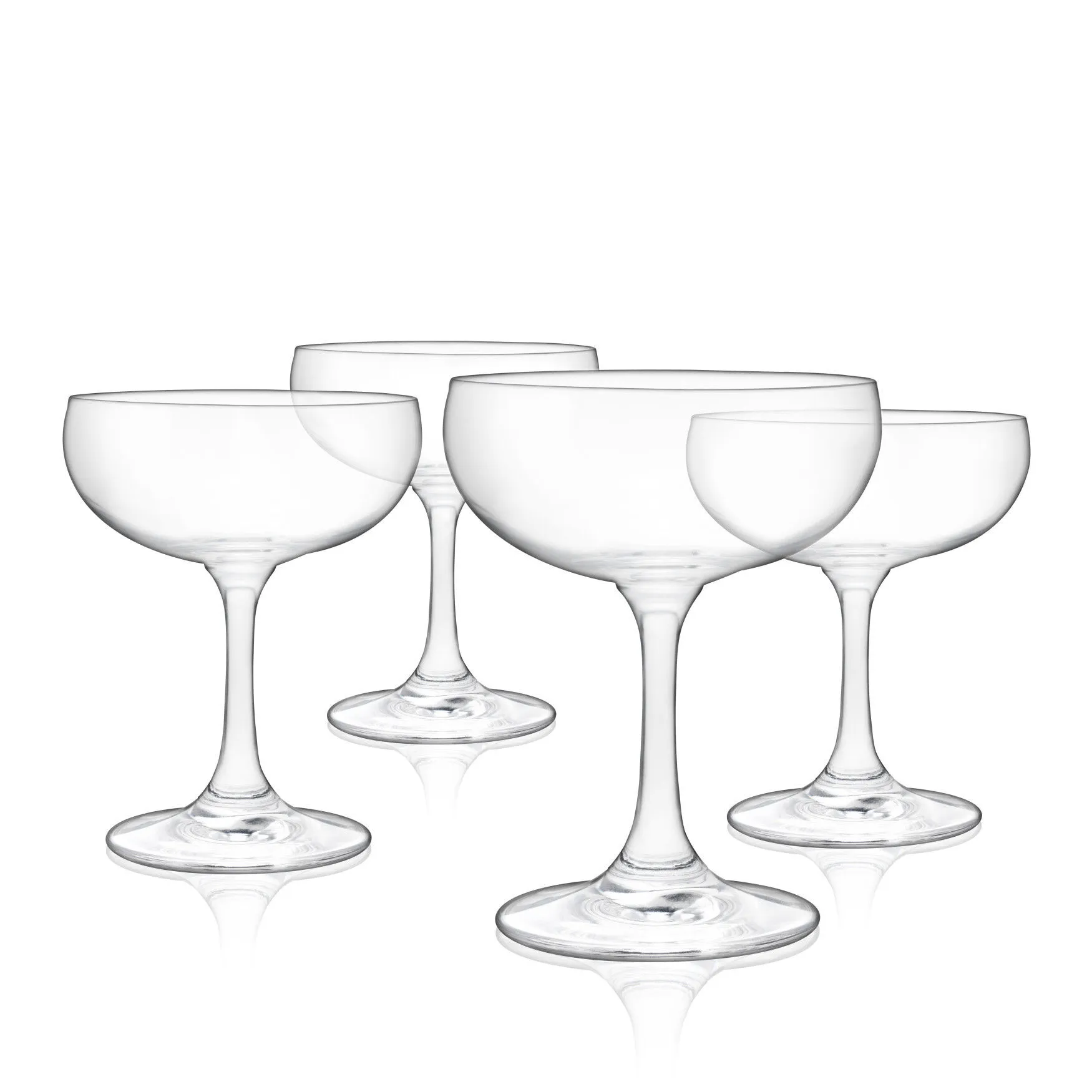 7 Oz Coupe Glasses, Set Of 4 By True