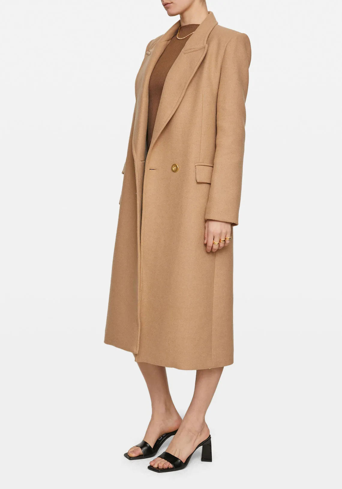 ABOUT FACE COAT CAMEL