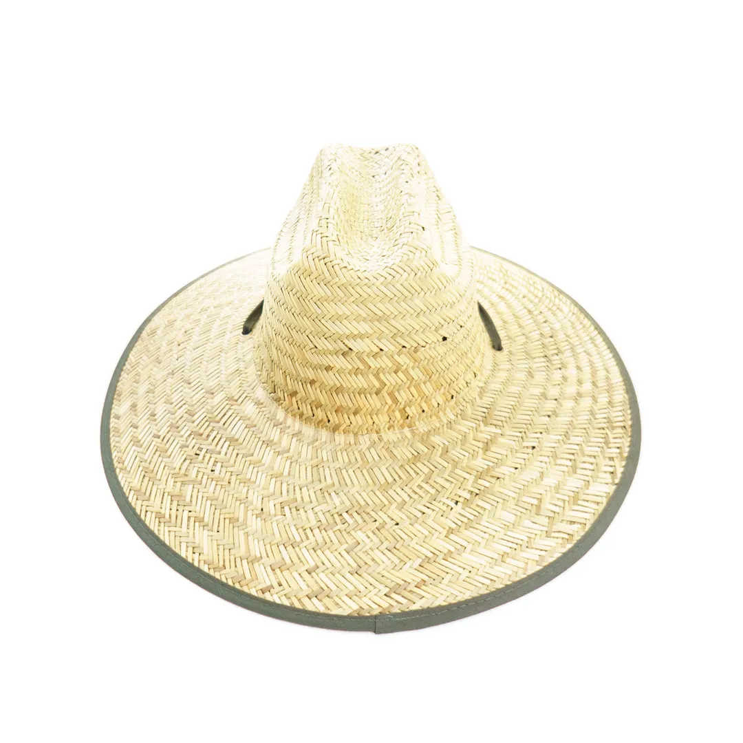 Adult OG Logo Patch Green Straw Hat