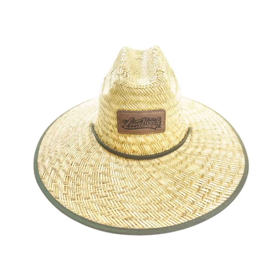 Adult OG Logo Patch Green Straw Hat