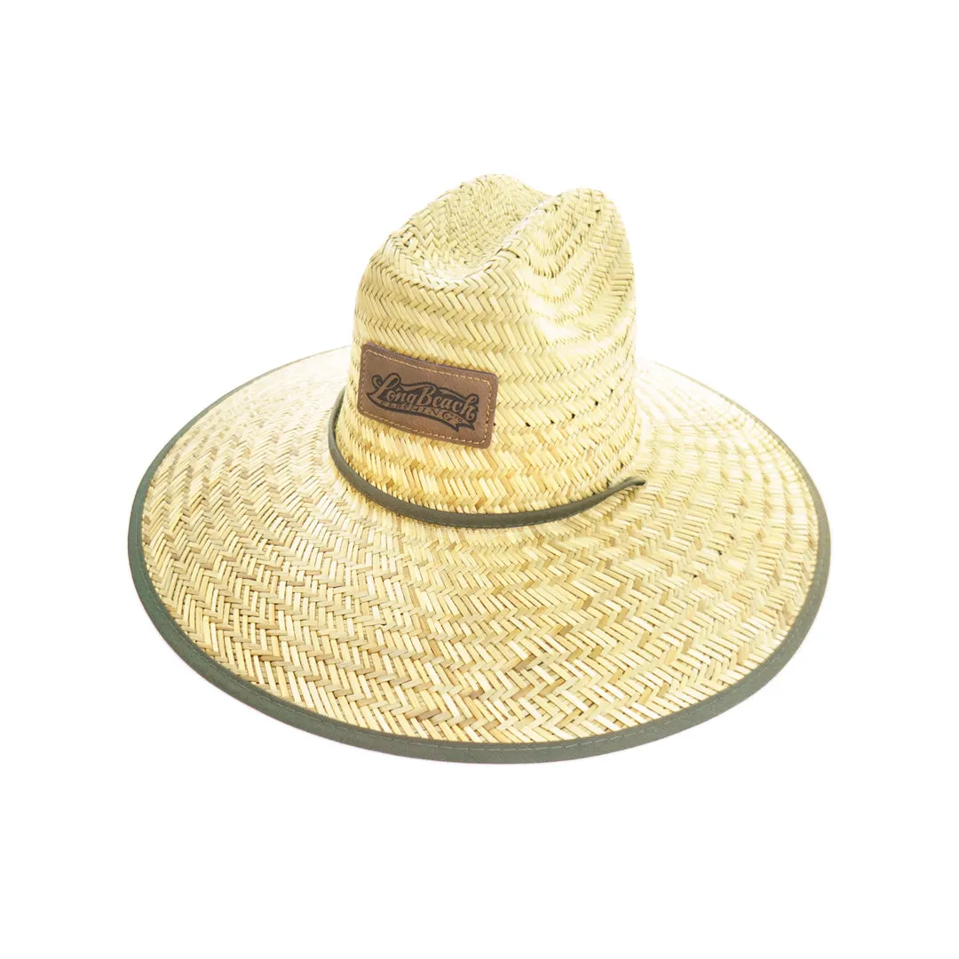 Adult OG Logo Patch Green Straw Hat