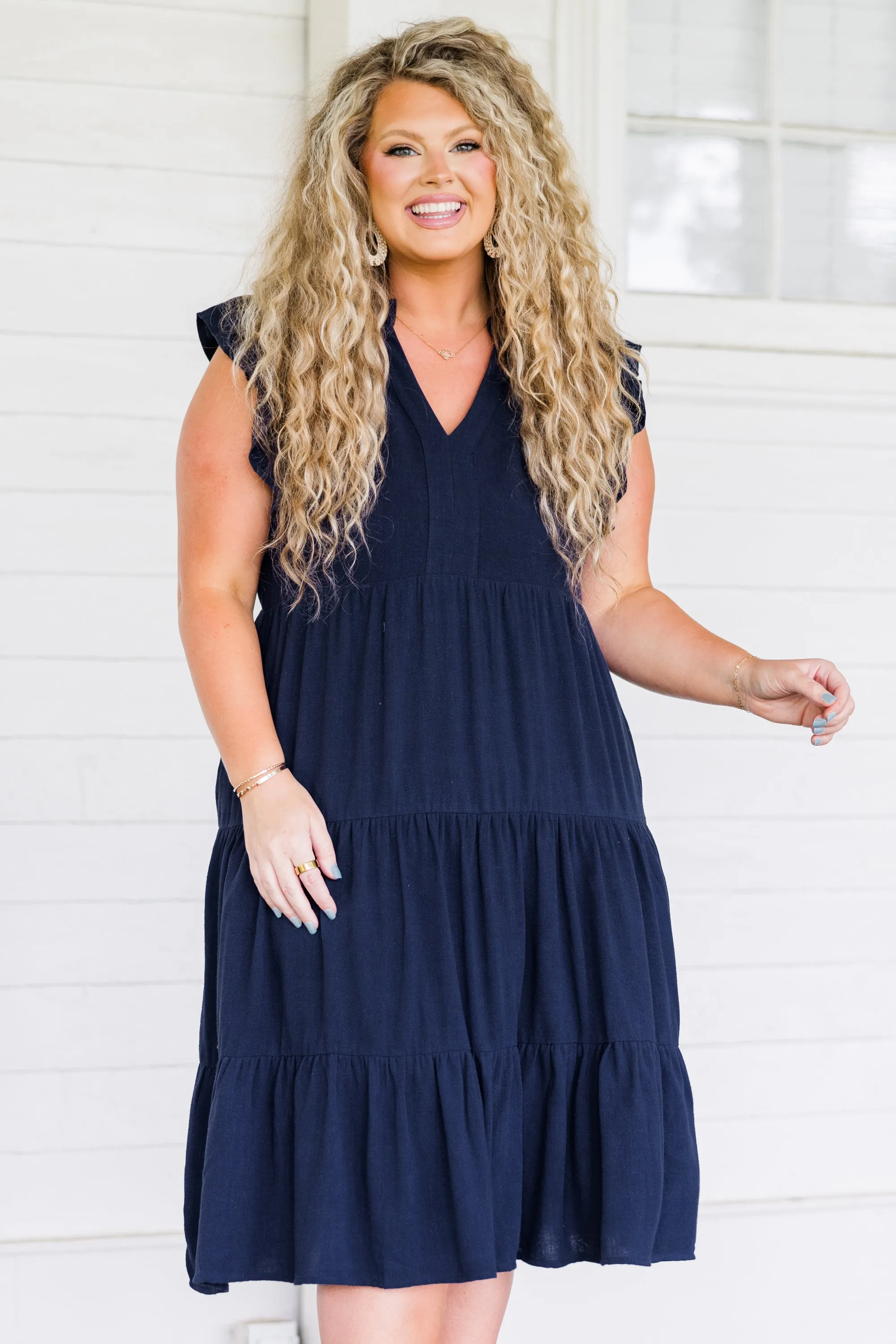 All Up To You Dress, Navy