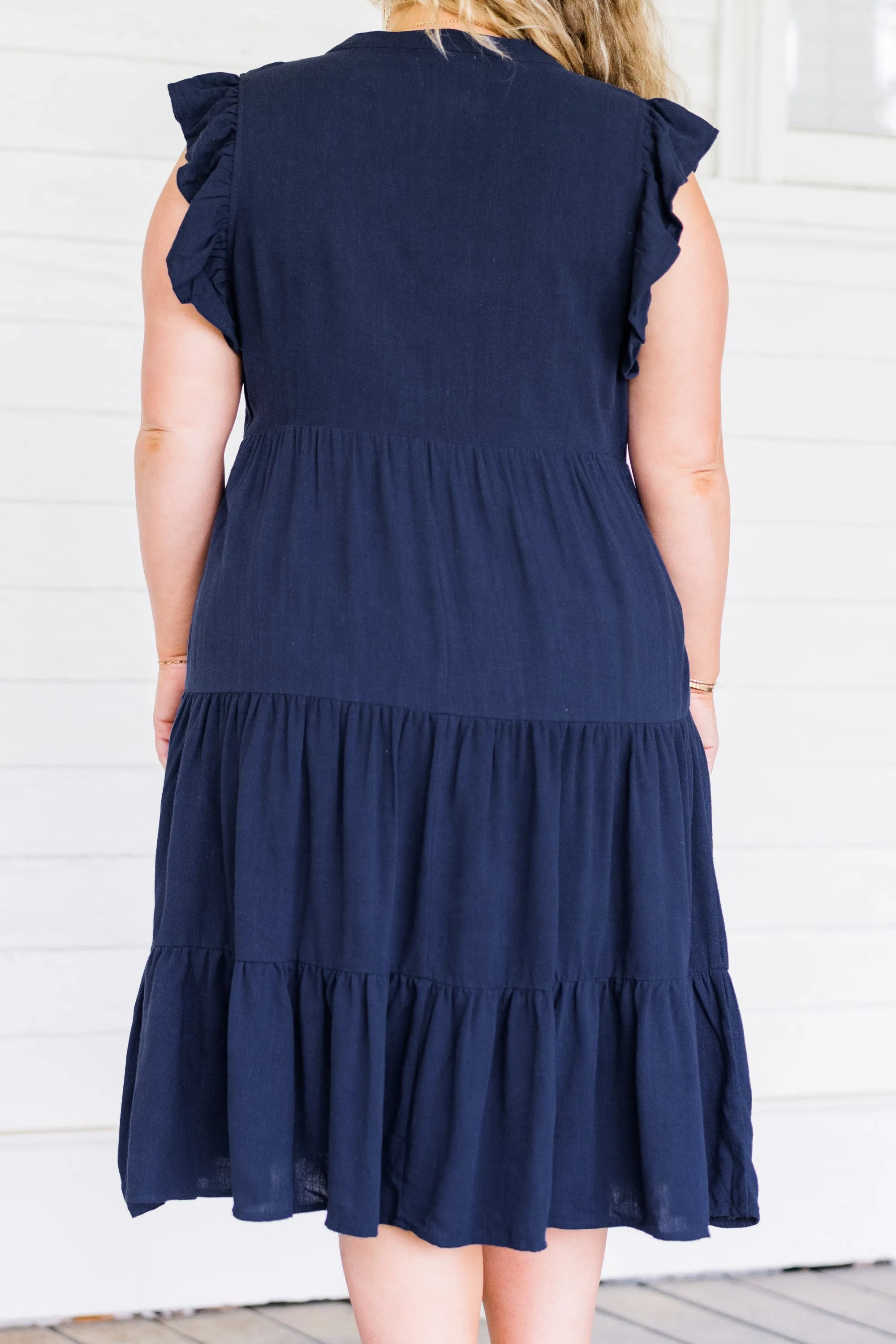 All Up To You Dress, Navy