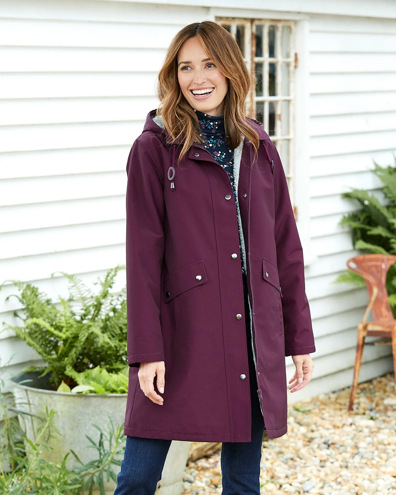 All-Weather Fleece-Lined Waterproof Coat