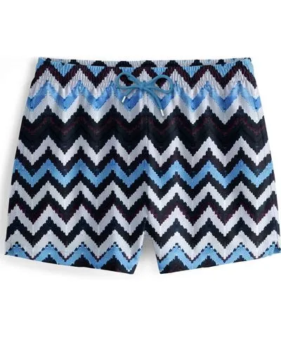 Aloha from Deer Men's Black / Blue Blue Fiesta Swimming Shorts