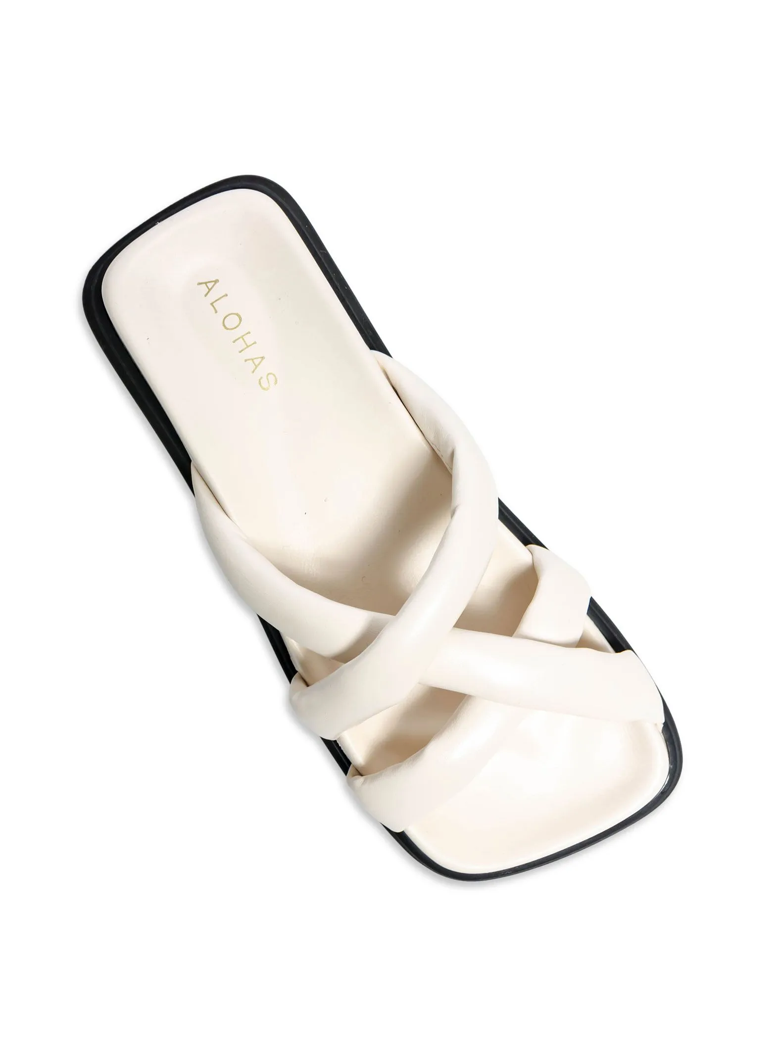 ALOHAS SLIP-ON CROSS IVORY