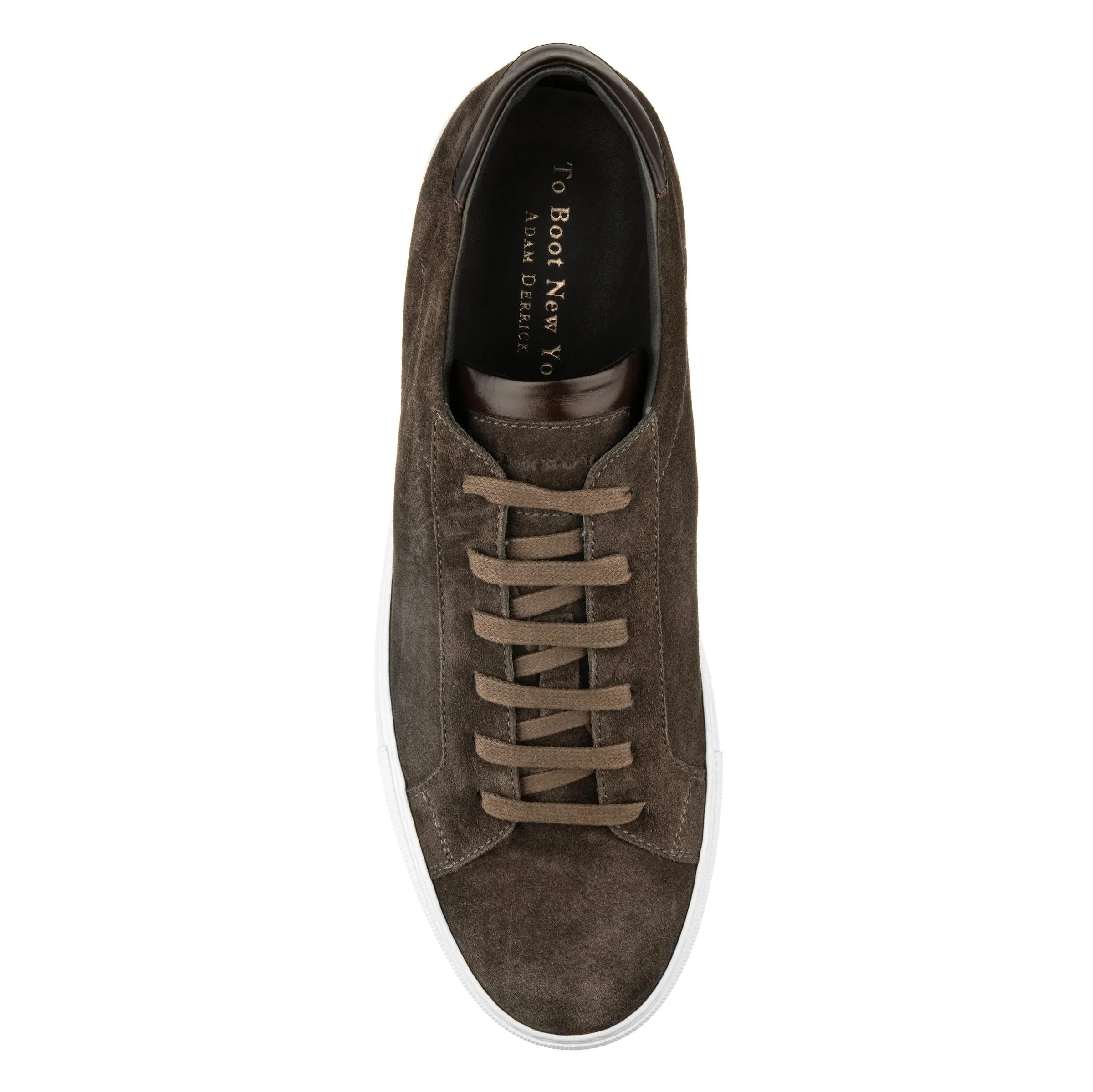 Alpha Dark Brown Suede Sneaker