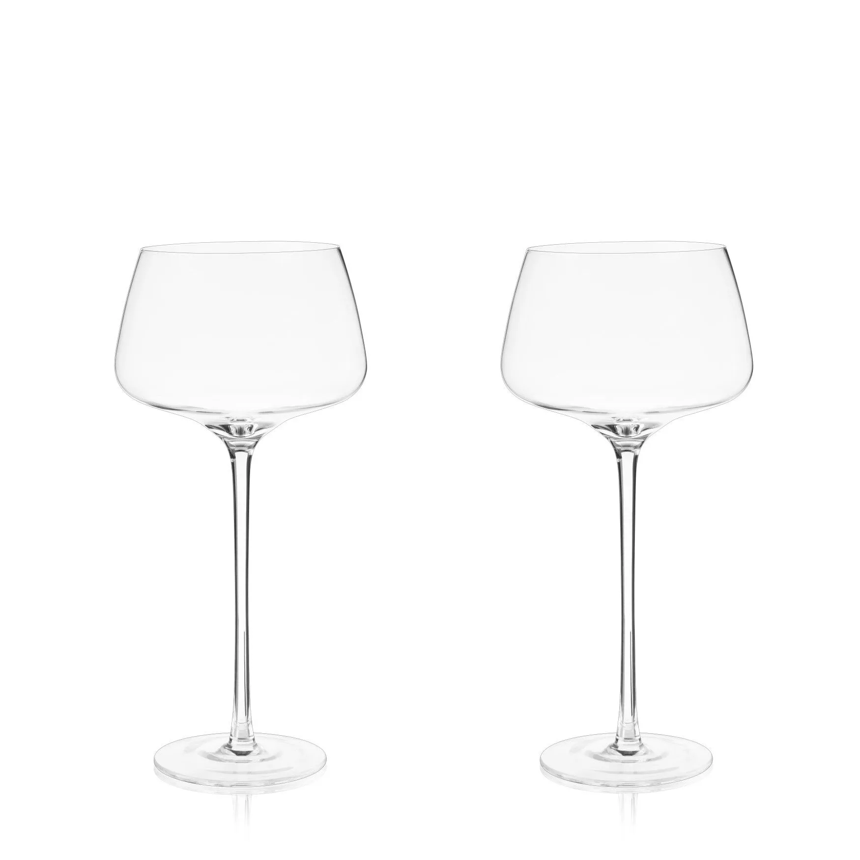 Angled Crystal Amaro Spritz Glasses