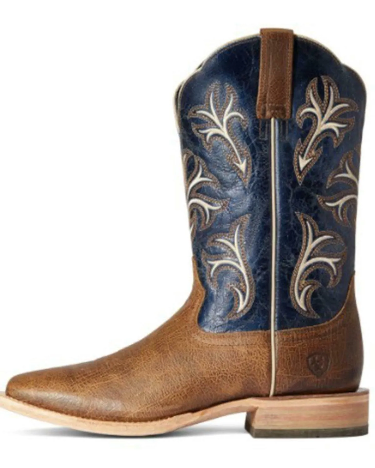 Ariat Men's King And Grotto Blue Cowboss Western Boot Wide Square Toe 10038264