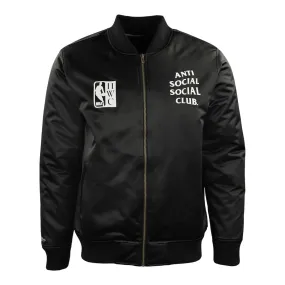 ASSC x Mitchell & Ness NBA Logo Collage Bomber Jacket