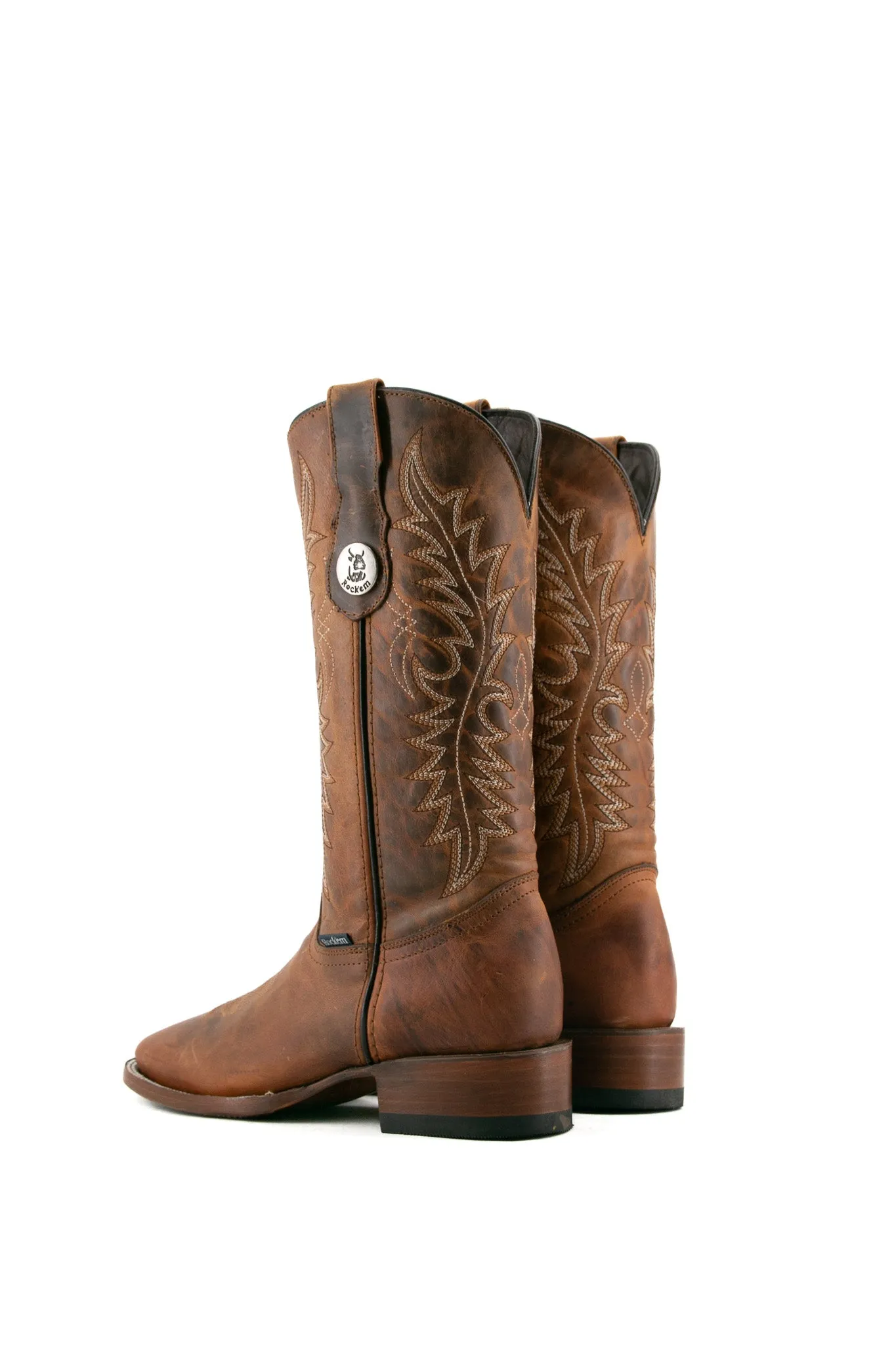 Bailey Ebano Square Toe Cowgirl Boot