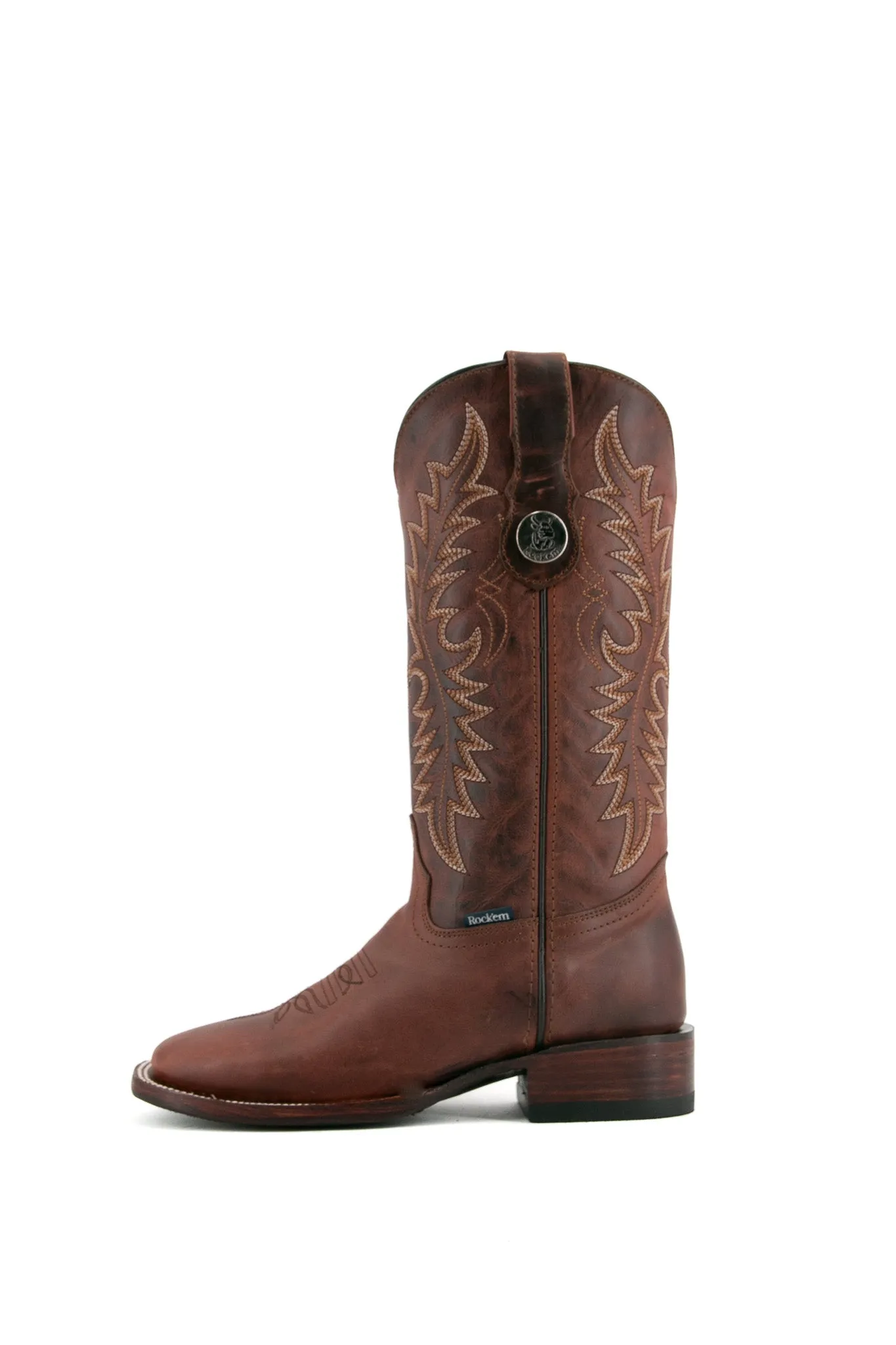 Bailey Ebano Square Toe Cowgirl Boot