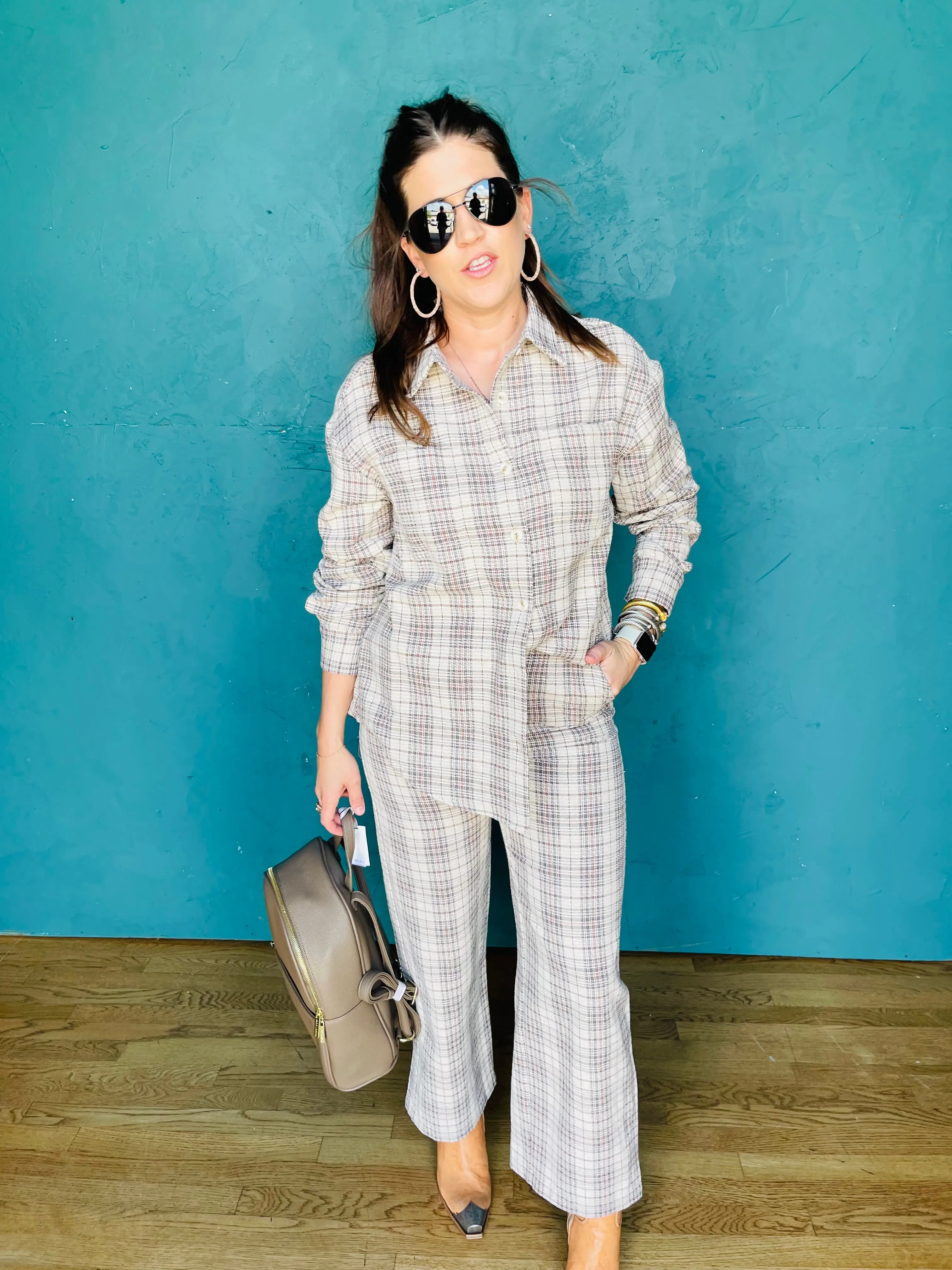 Becca Plaid Pant