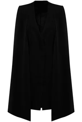 Black Cloak Cape Overcoat