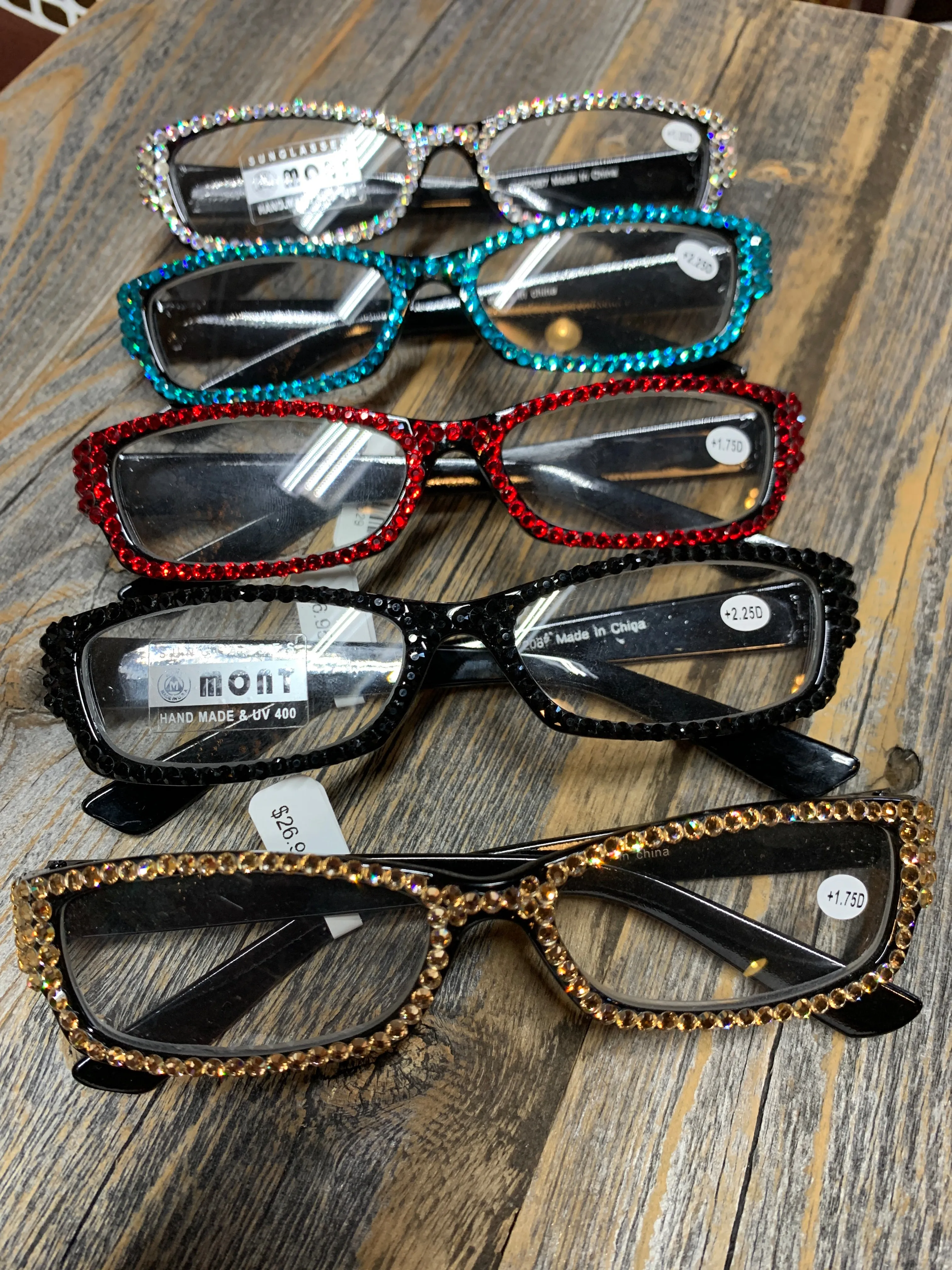 Bling Reading Glasses - various colors