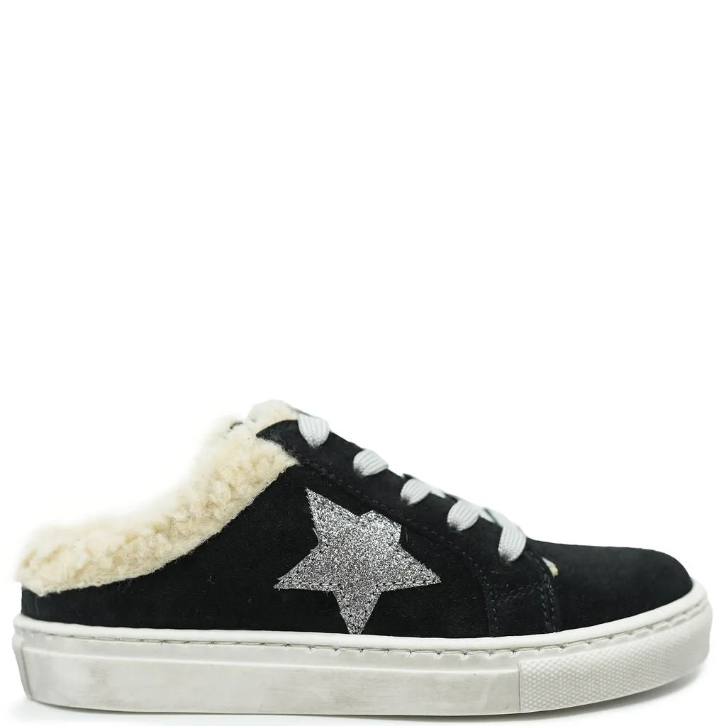 Blublonc Black Star Mule Sneaker