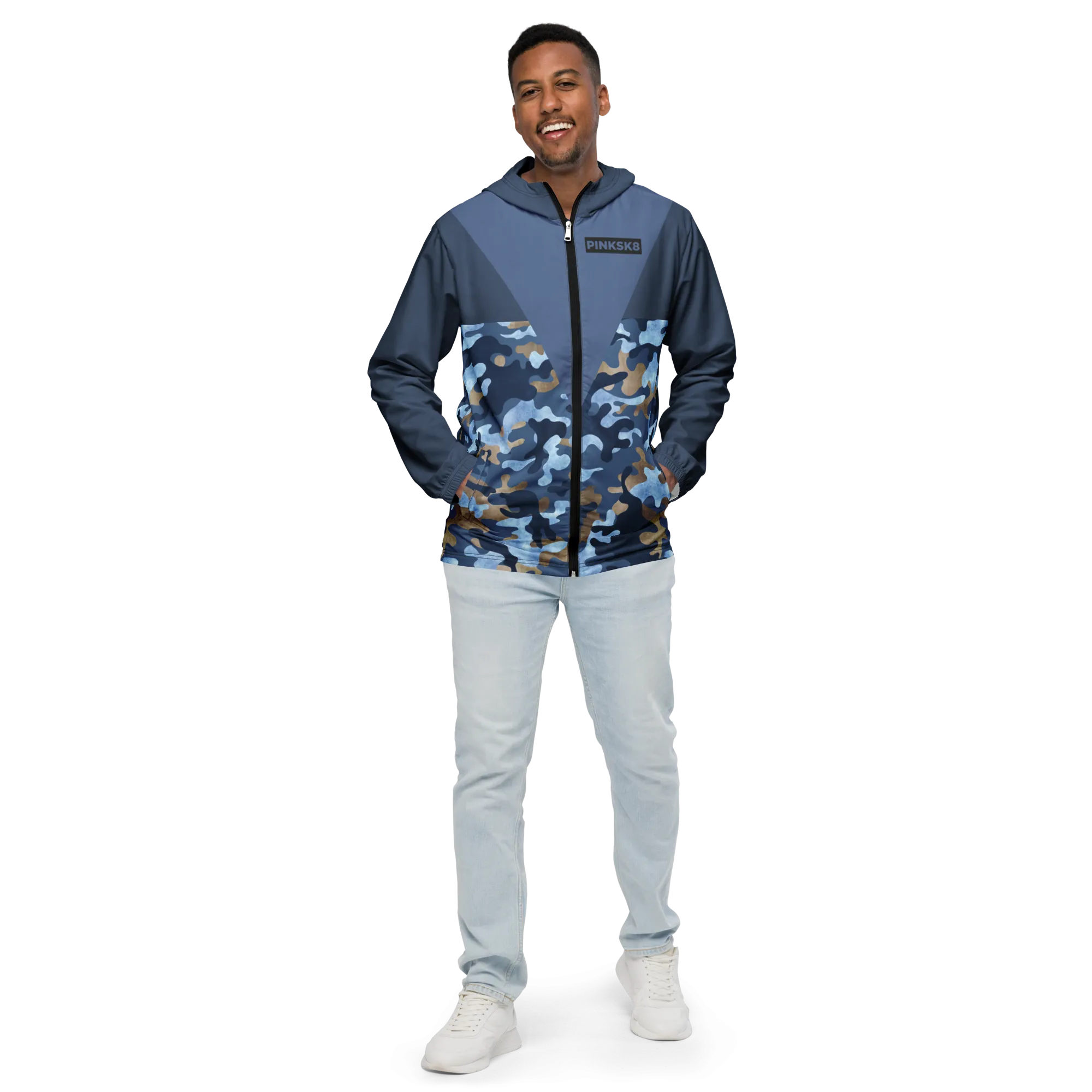 Blue Camper windbreaker