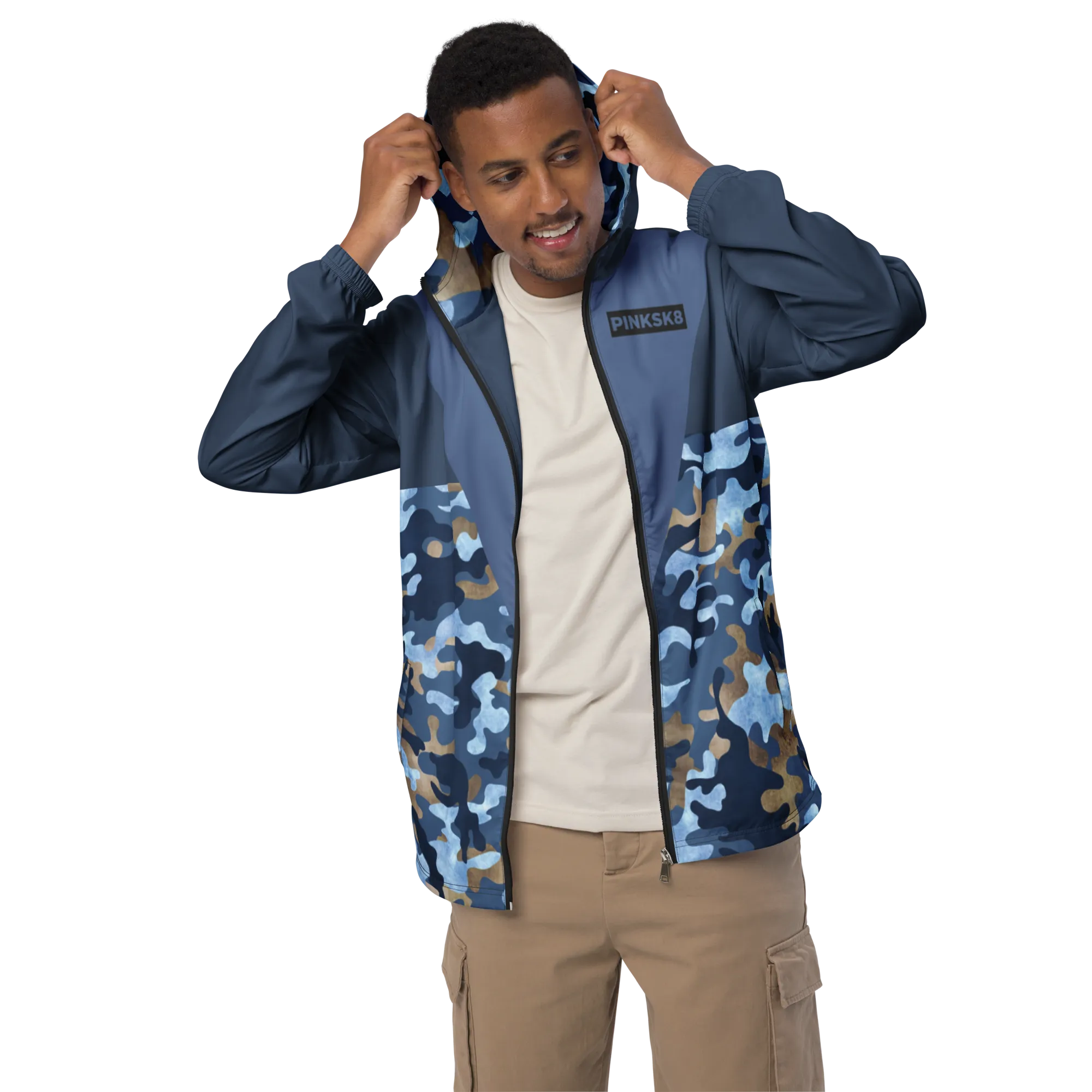 Blue Camper windbreaker