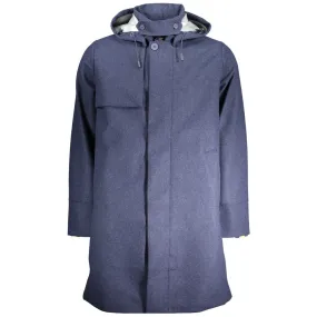 Blue Polyester Jacket