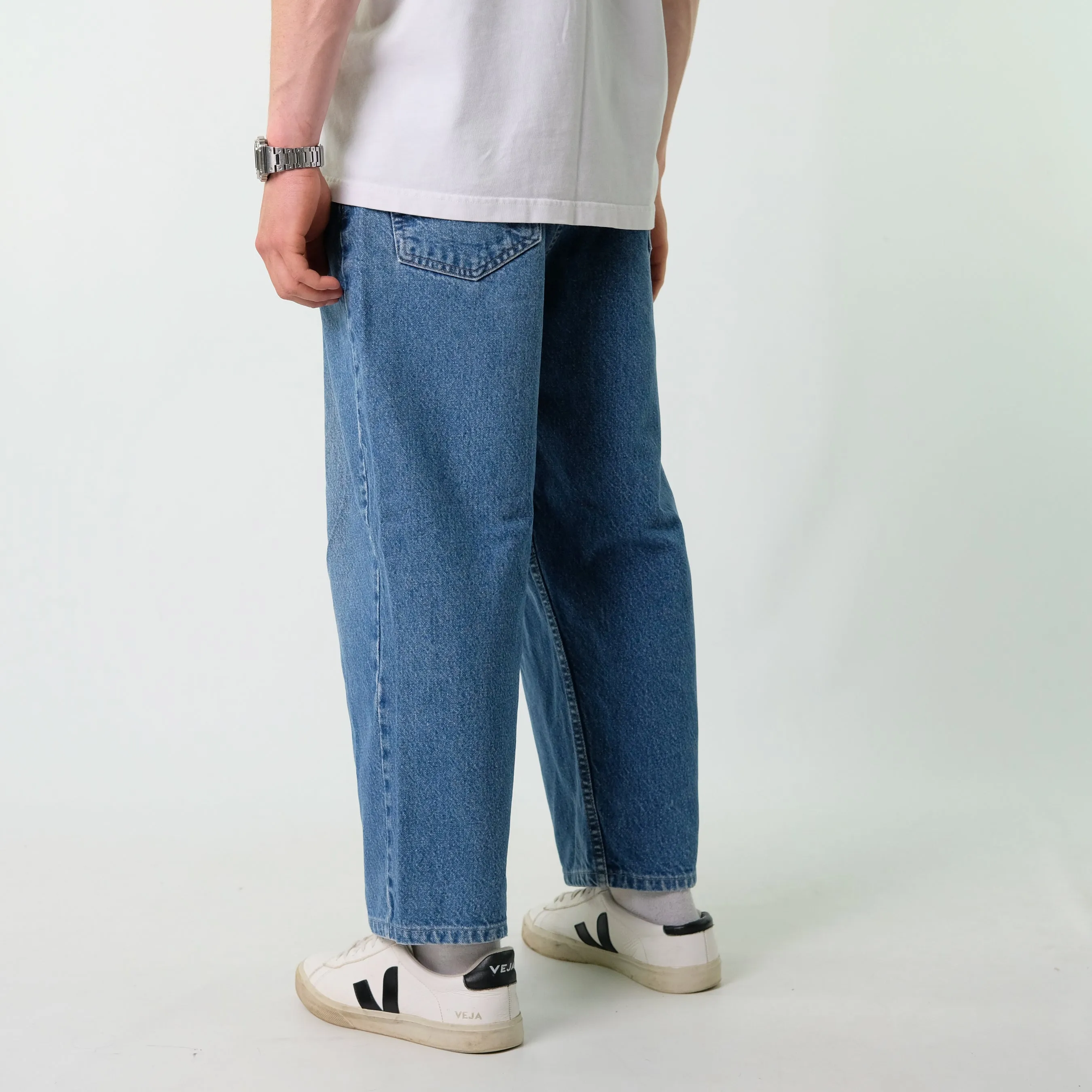 Blue y2ks Carhartt Denim Jeans Baggy Pants (38x32)