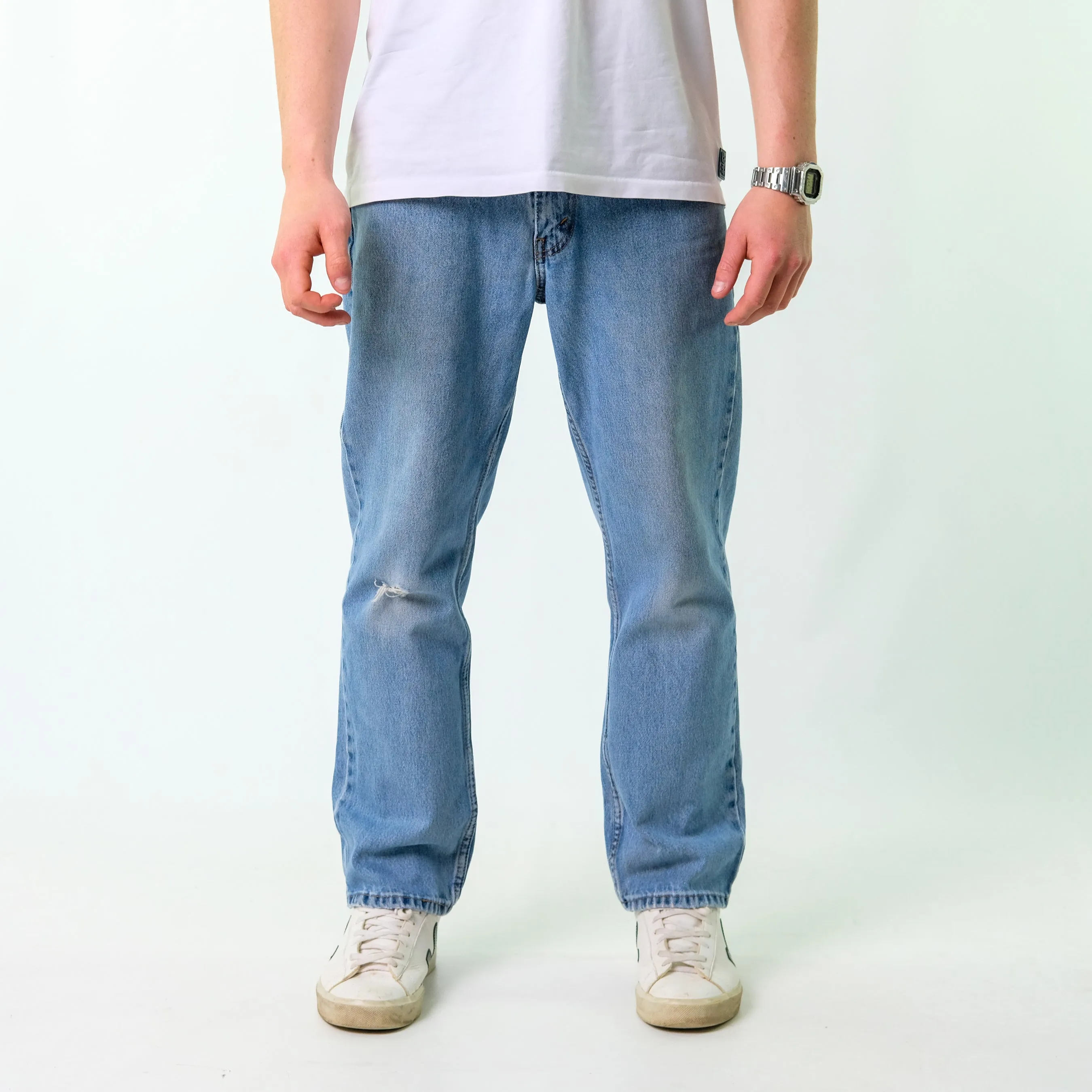 Blue y2ks Levi's 501 Denim Jeans Baggy Pants (32x30)