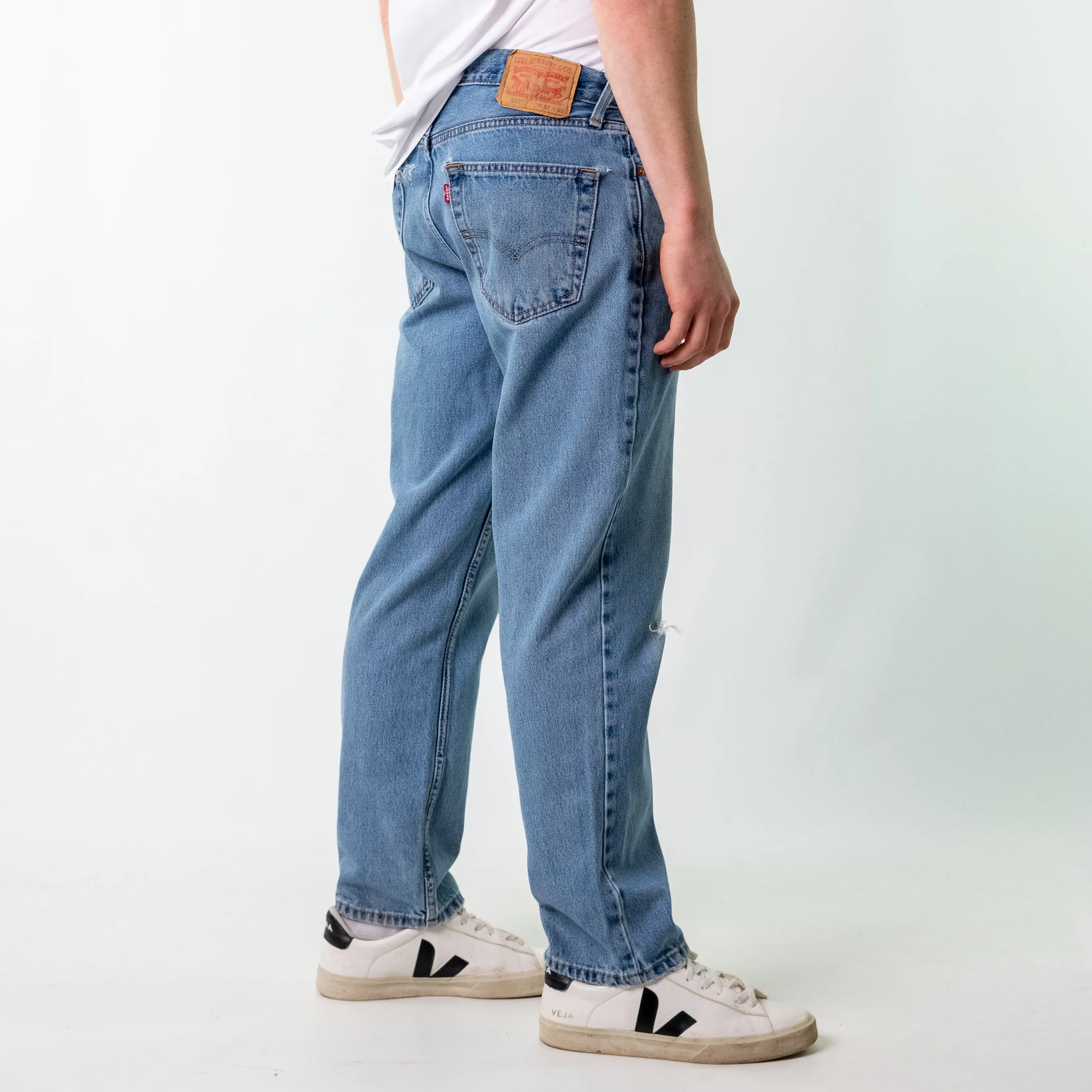 Blue y2ks Levi's 501 Denim Jeans Baggy Pants (32x30)