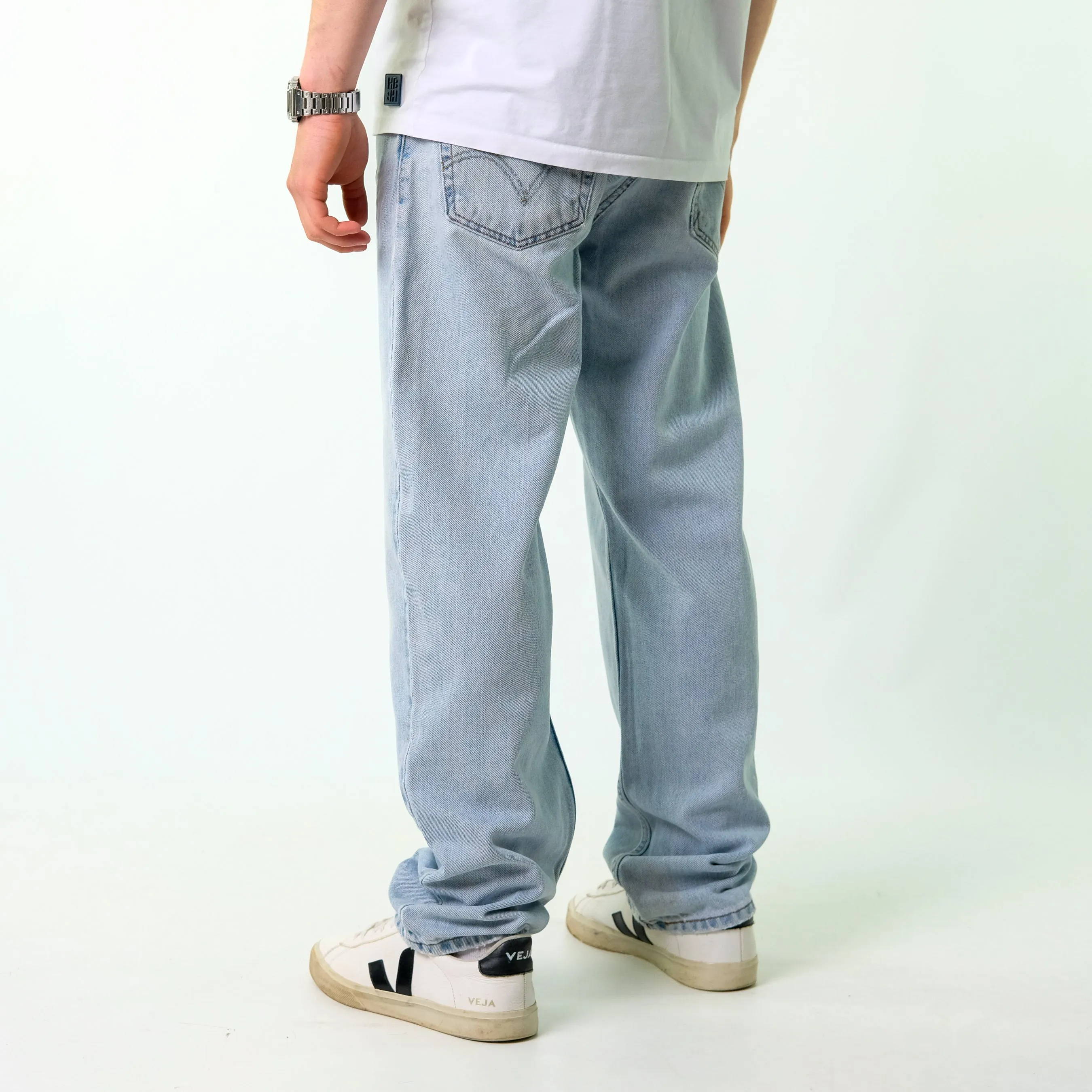 Blue y2ks Levi's 505 Denim Jeans Baggy Pants (36x32)