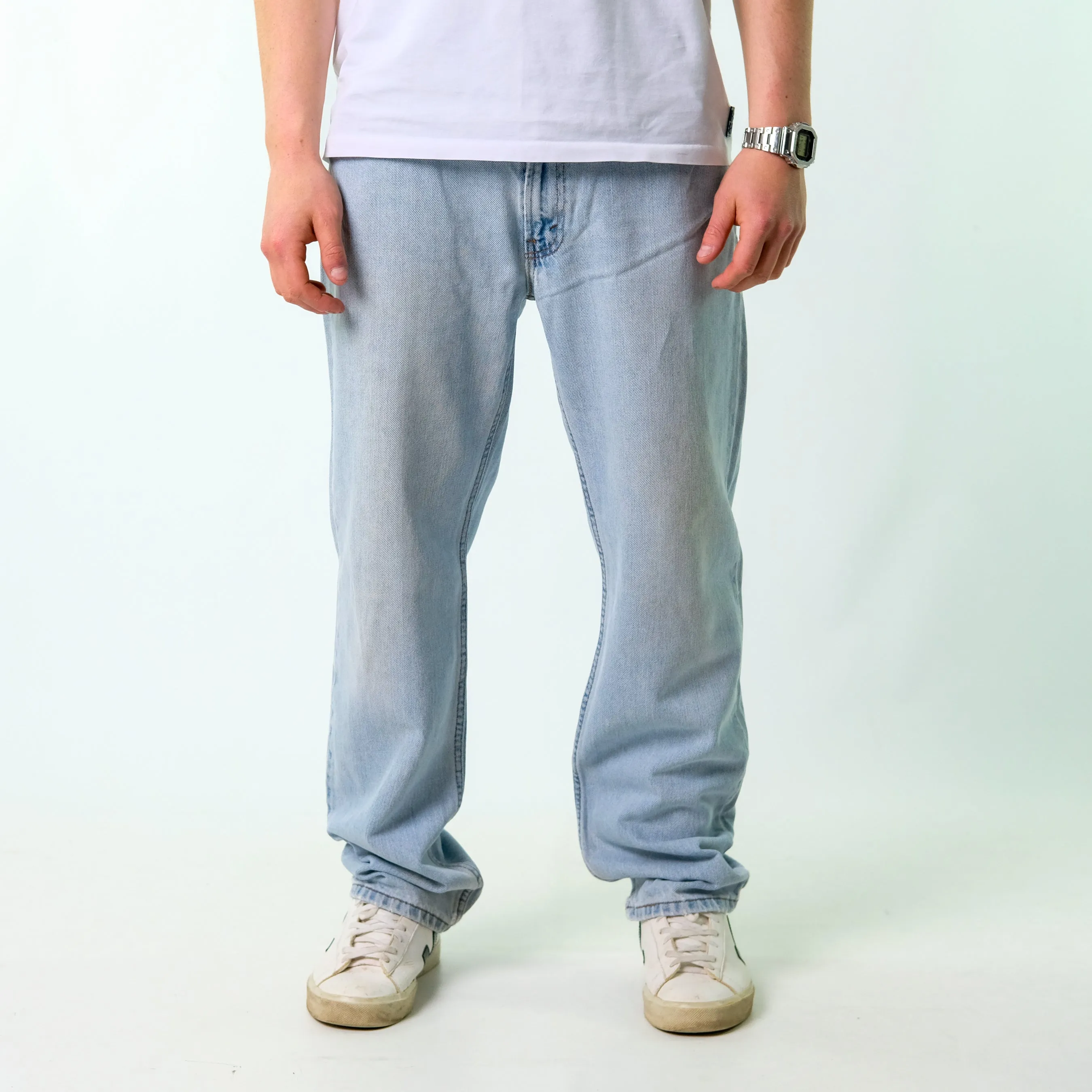 Blue y2ks Levi's 505 Denim Jeans Baggy Pants (36x32)