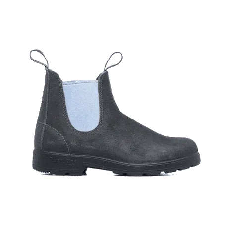 Blundstone Unisex Classic Boot 2209 - Steel Grey on Pale Denim