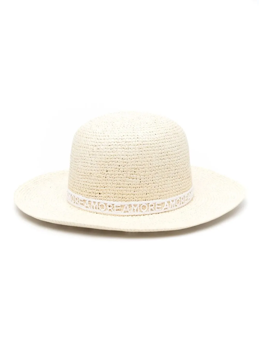 Borsalino    Borsalino Violet Crochet Panama Hat