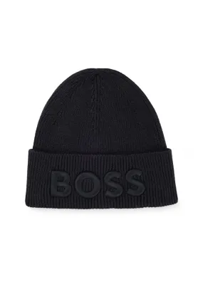 Boss Afox Beanie Hat Black