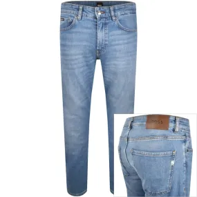 BOSS Delaware Slim Fit Jeans Light Wash Blue