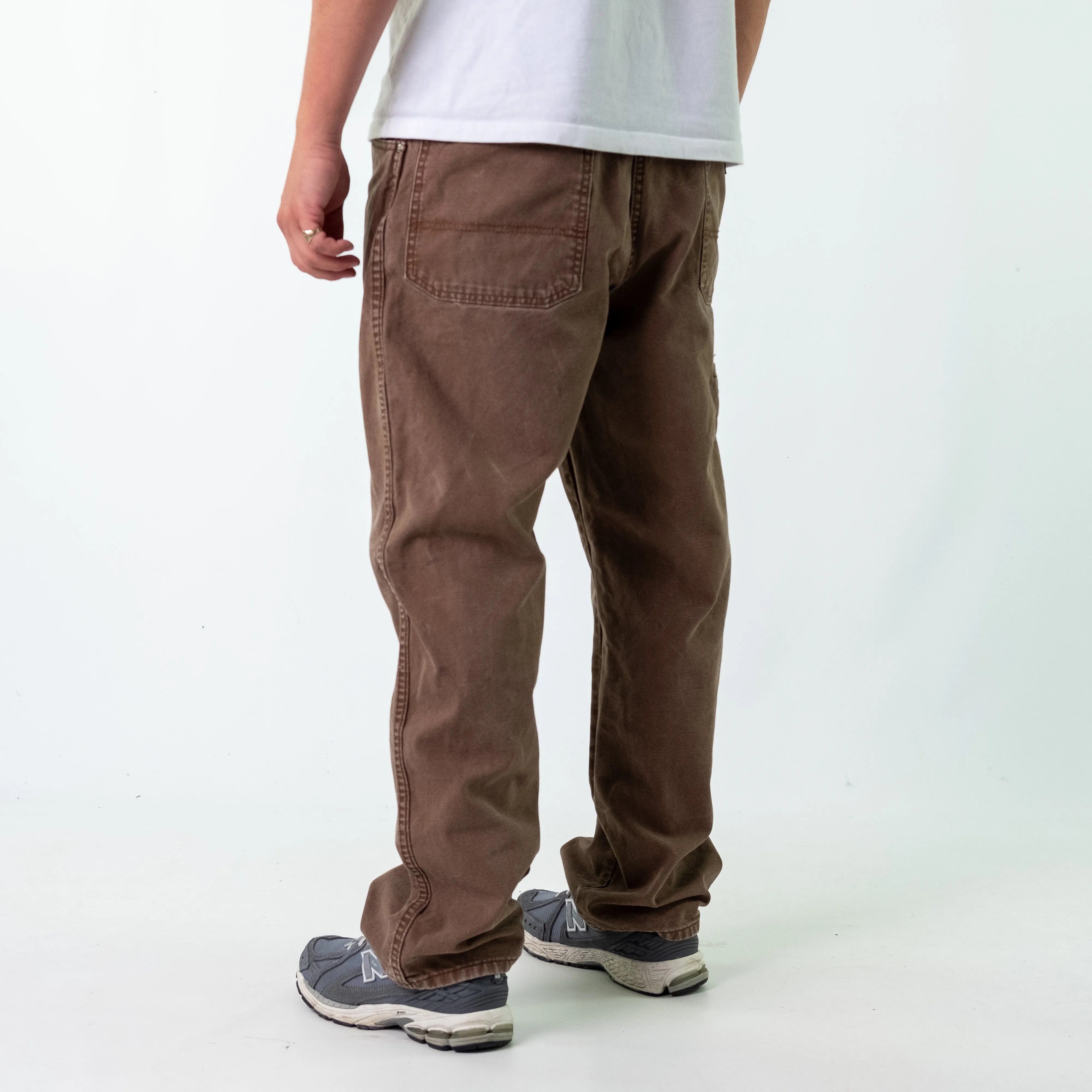 Brown y2ks Dickies Denim Carpenter Jeans Baggy Pants (36x30)