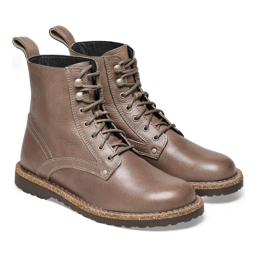 Bryson Leather Boots - Taupe