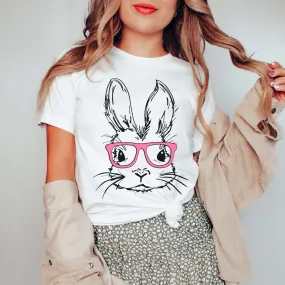 Bunny With Glasses Bella Tee