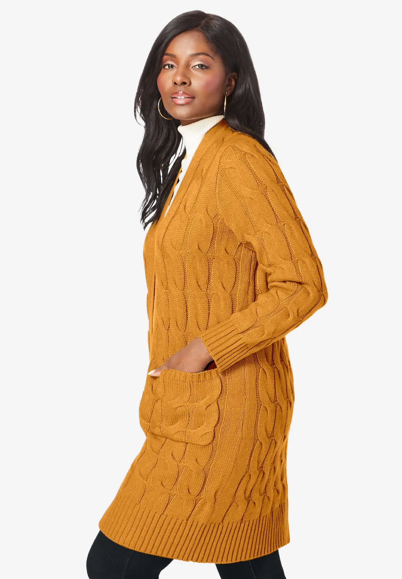 Cable Duster Sweater