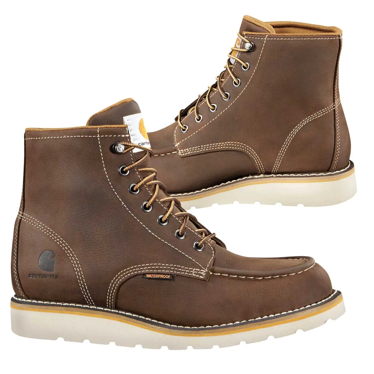 Carhartt Men's 6 Steel Toe Wedge Boots - Brown