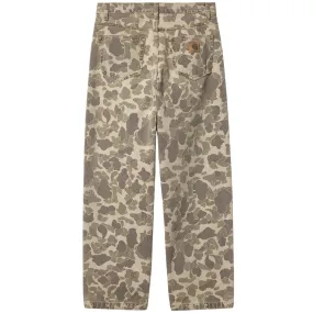 CARHARTT WIP DUCK LANDON PANT // CAMO DUCK/BLACK (BLEACHED) NO LENGTH