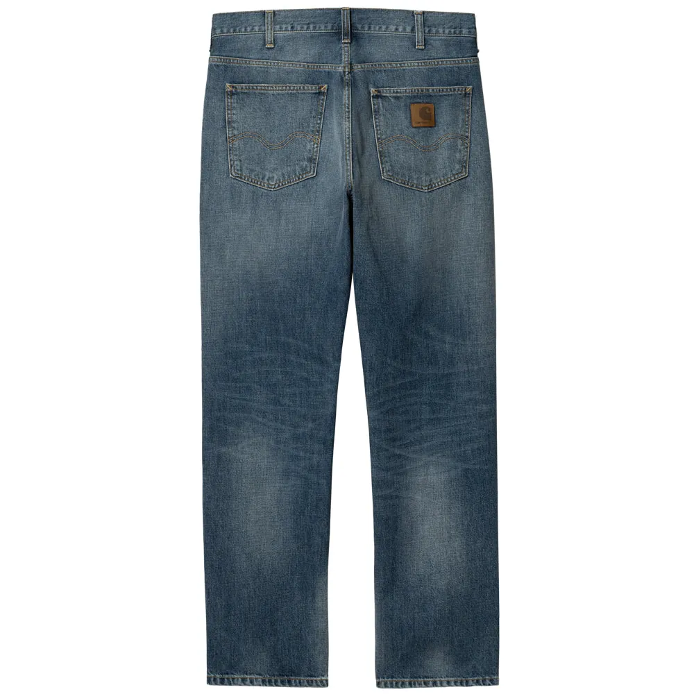 CARHARTT WIP MARLOW PANT // BLUE (MID USED WASH) L32