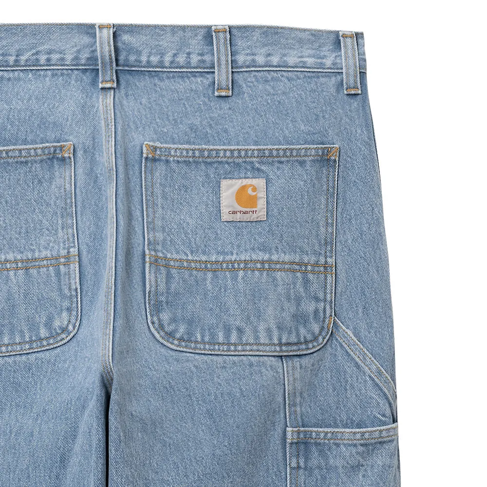 CARHARTT WIP SINGLE KNEE PANT // BLUE STONE BLEACHED L32