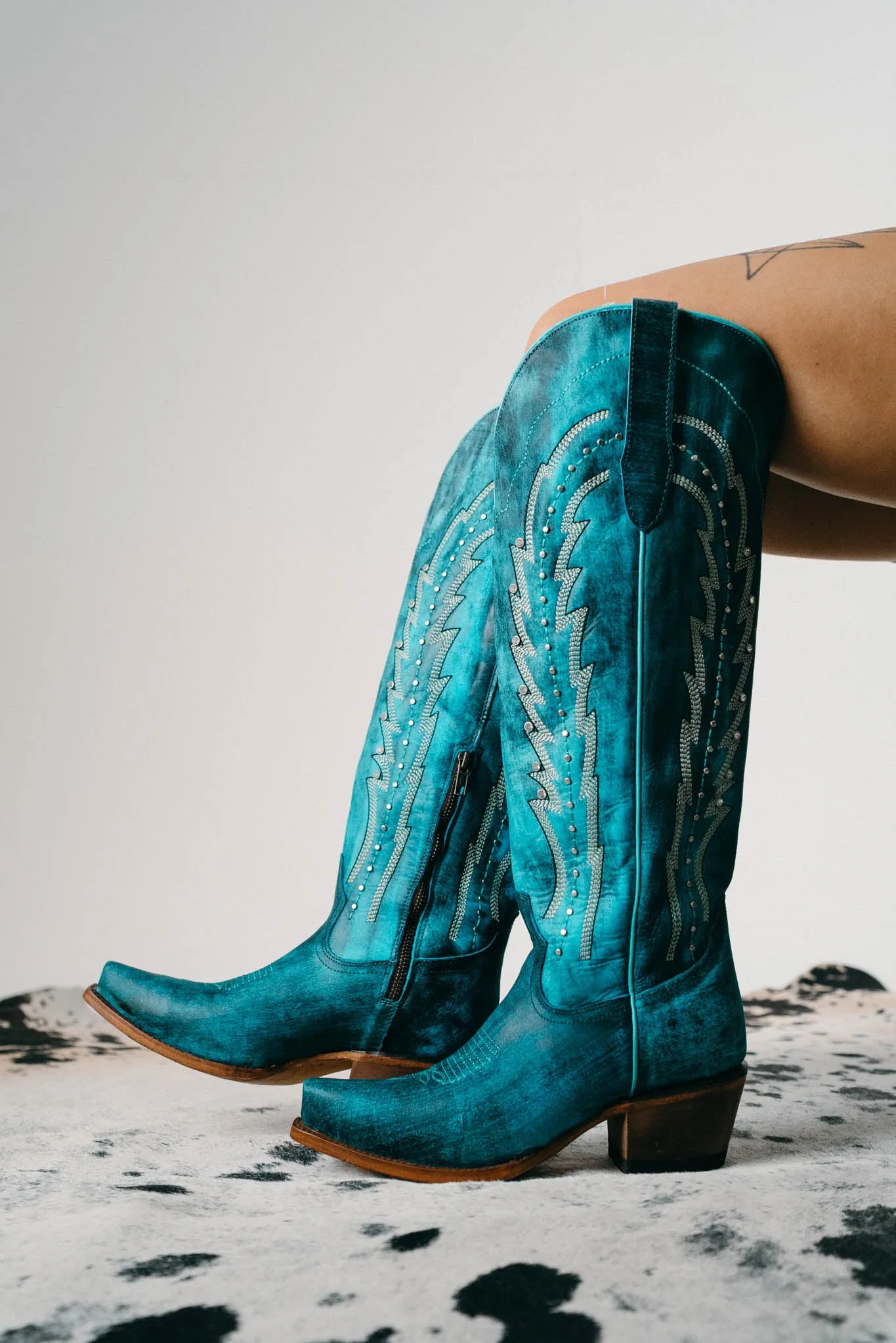 Carolina Tall Snip Toe Cowgirl Boot FINAL SALE