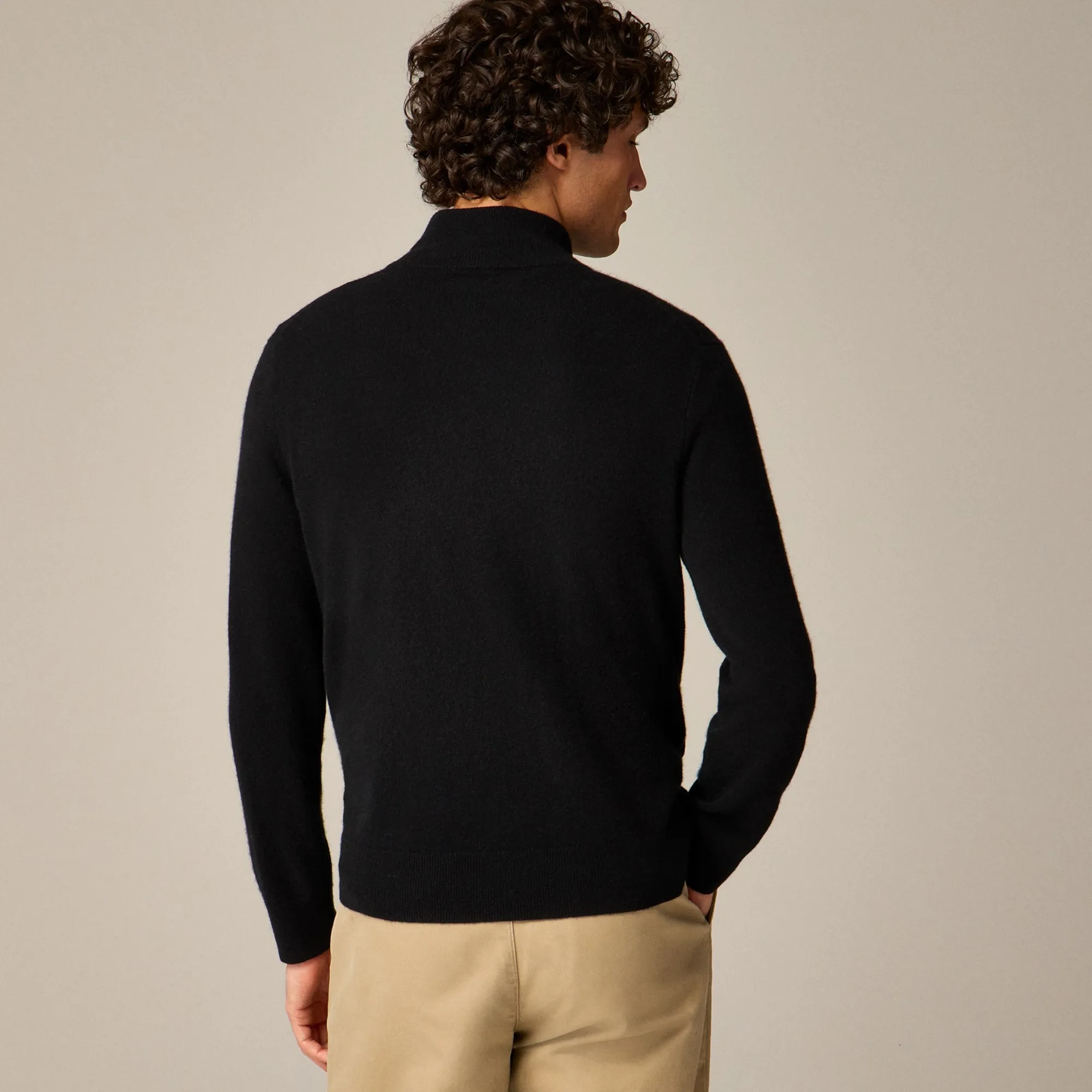 Cashmere full-zip sweater