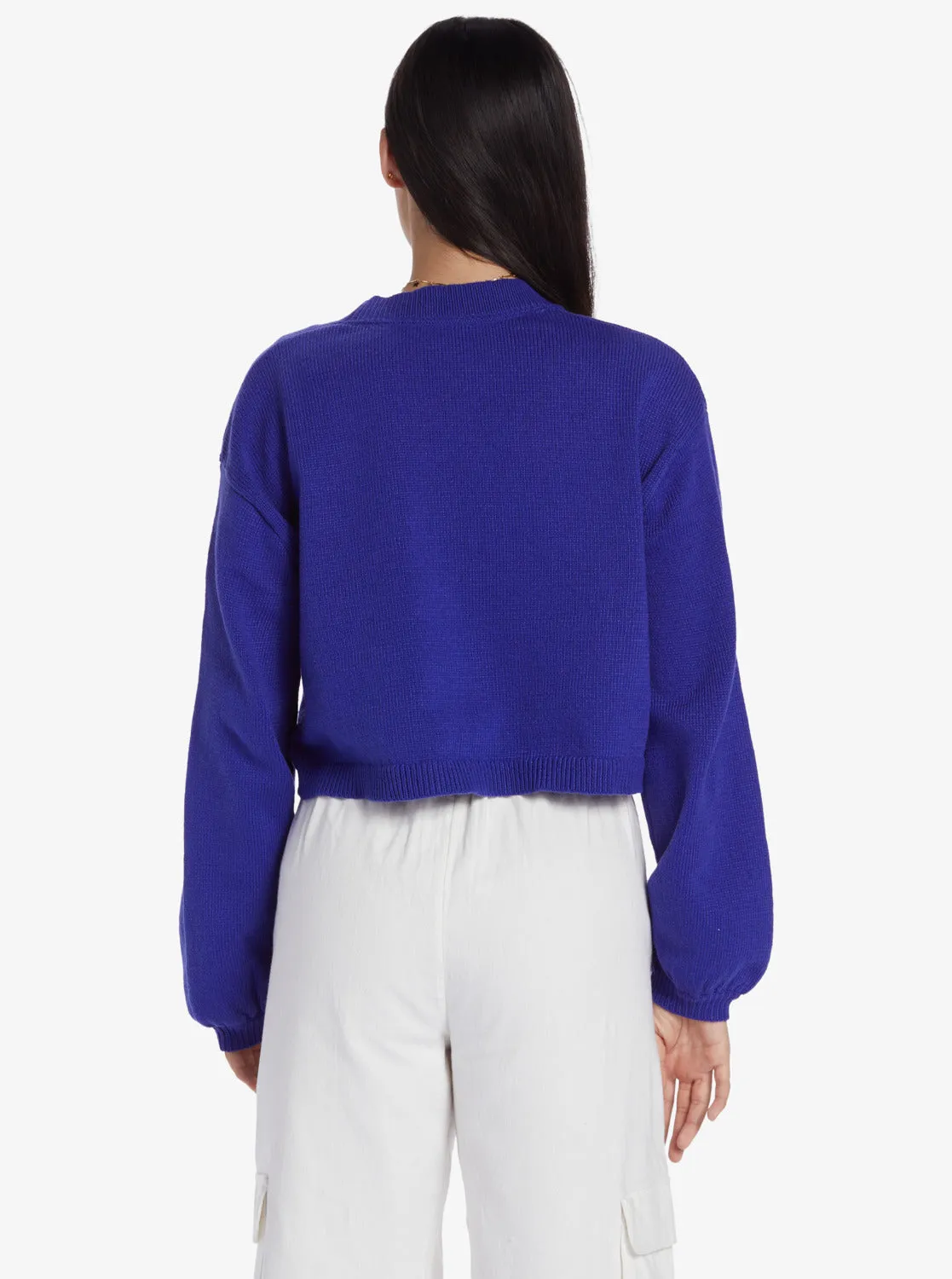 Chloe Kim Crew Neck Sweater - Royal Blue