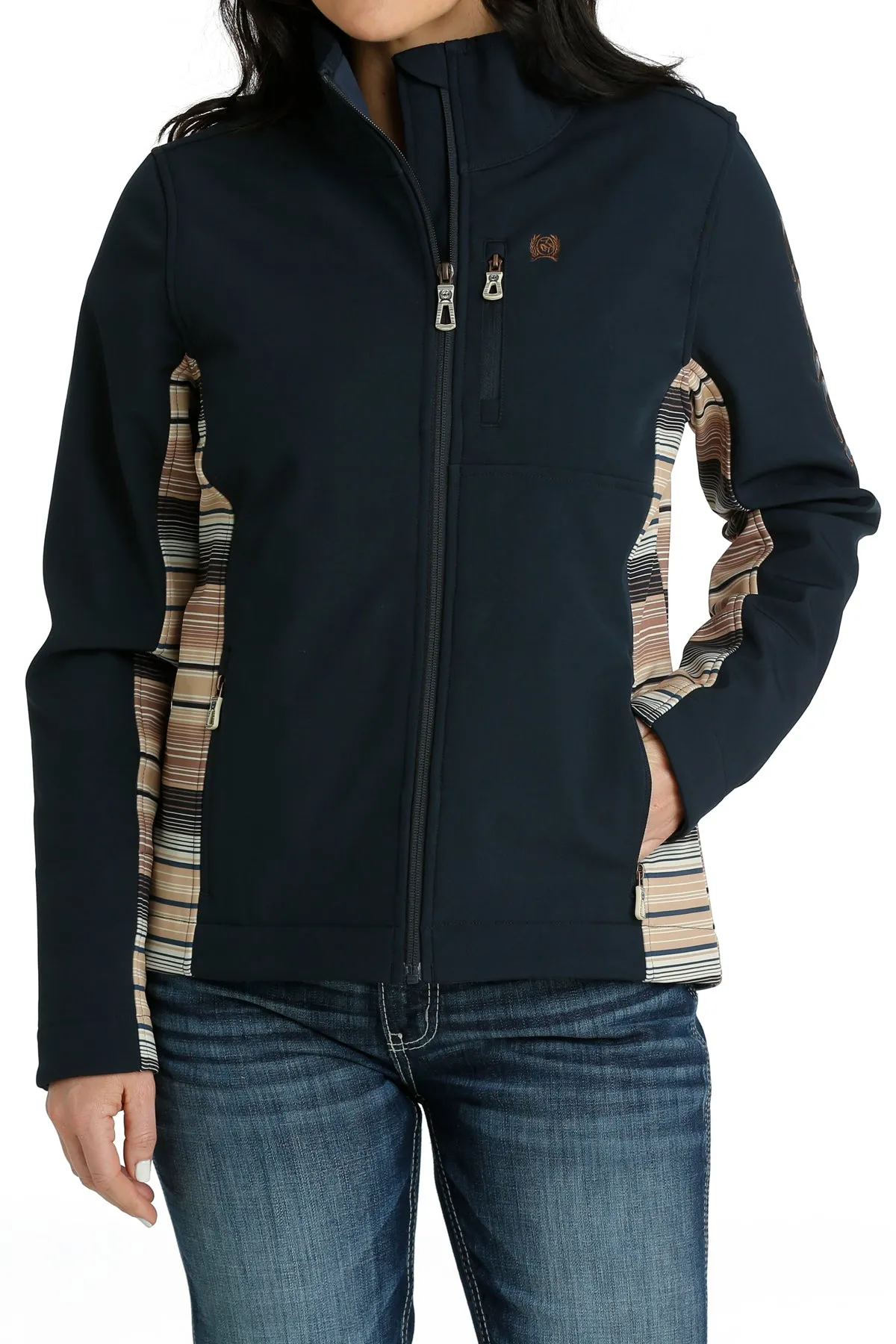 Cinch Women's Concealed Carry Bonded Jacket In Navy