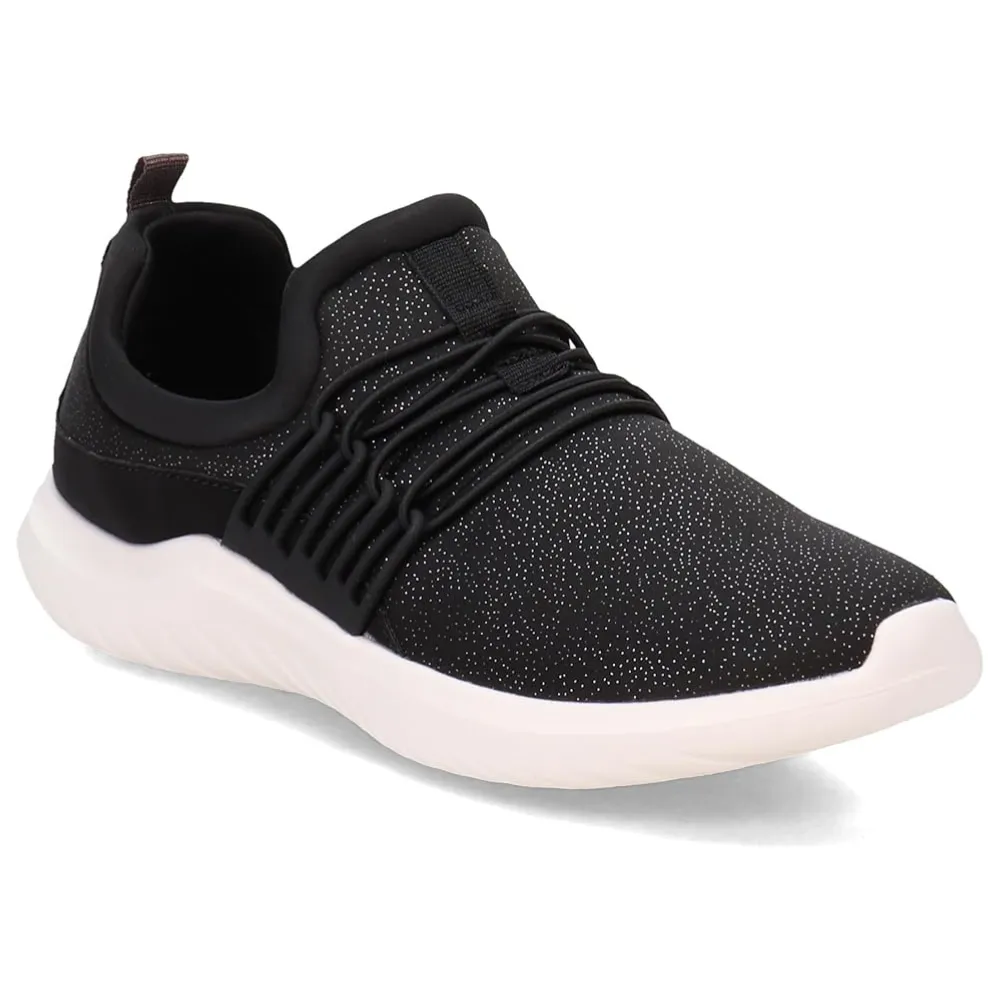 Clarks Nova Ave Black/Metallic Sneaker (Women's)