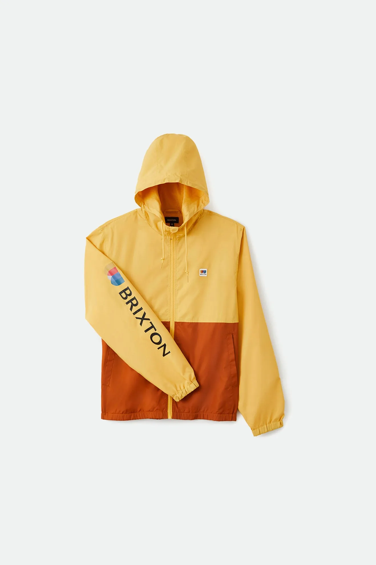 Claxton Alton Lightweight Zip Hood Jacket - Weller Yellow/Caramel